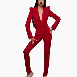 Adidas x Ivy Park Beyonce Power Red Jumpsuit 3.0